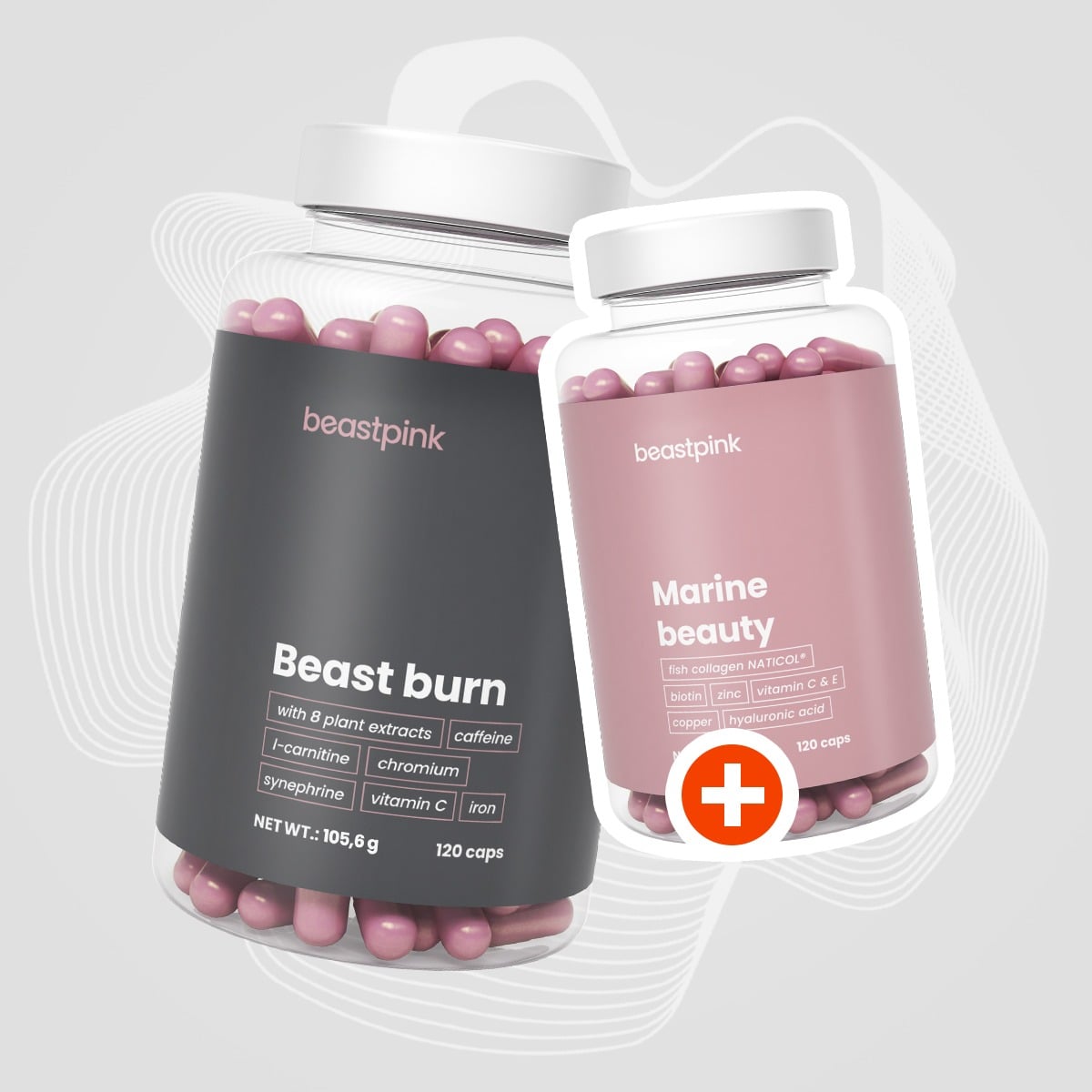 Spalacz tłuszczu BeastBurn - BeastPink + PREZENT 