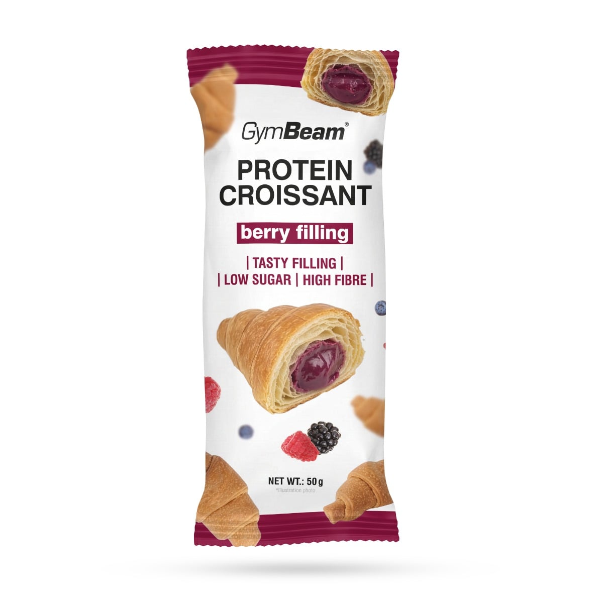 Croissant proteinowy z owocami leśnymi – GymBeam