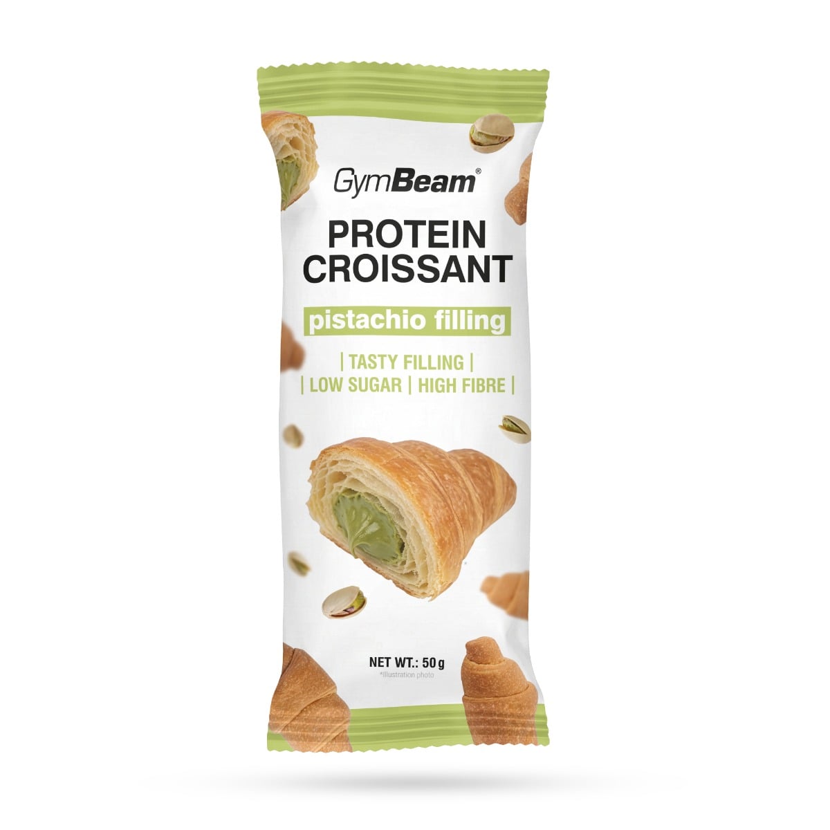 Croissant proteinowy z nadzieniem pistacjowym - GymBeam