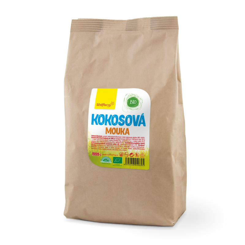 Wolfberry BIO Mąka kokosowa 1000 g