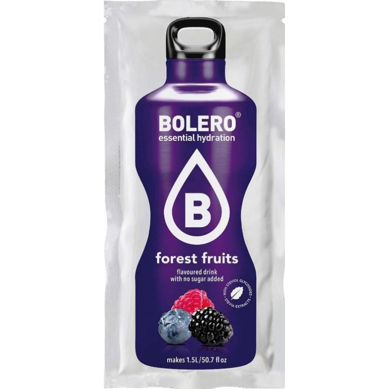 Bolero Instant drink - Smak: Owoce leśne | Waga: 0,216 g | Opakowanie: 24 x 9 g · záber 7