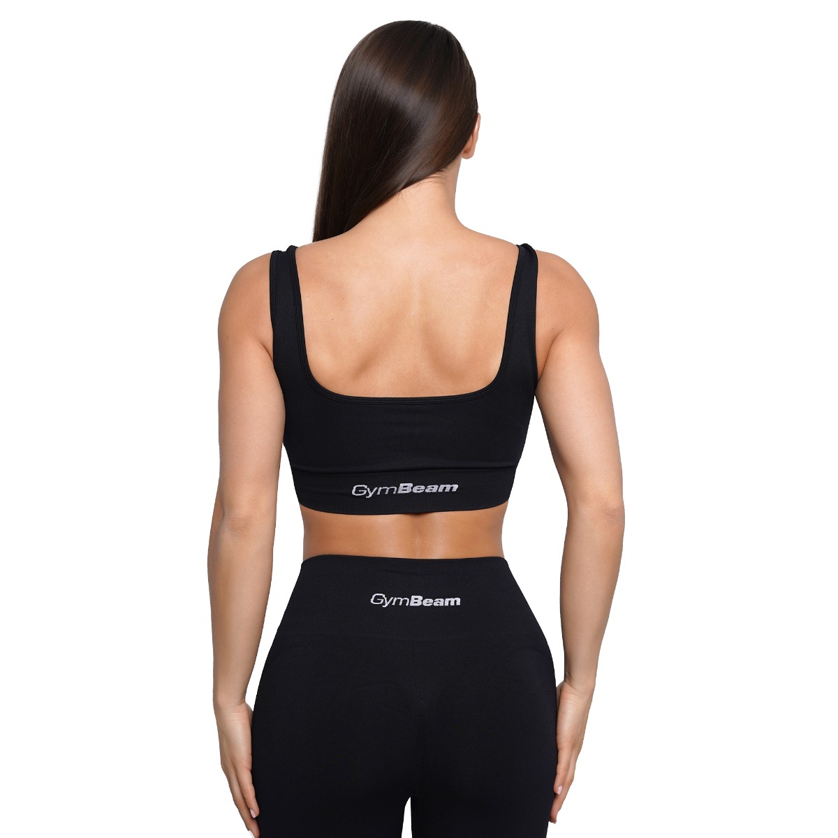GymBeam Lift Seamless Sports Bra Black - Rozmiar: S | Kolor: Czarny | Waga: 0,1 g | Opakowanie: 65 · záber 10