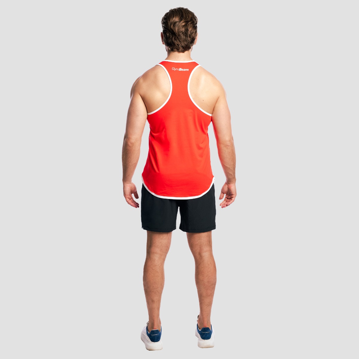 GymBeam Lifting Society Stringer Flame - Rozmiar: S | Kolor: Czerwony | Waga: 0,141 g | Opakowanie: 130 · záber 6