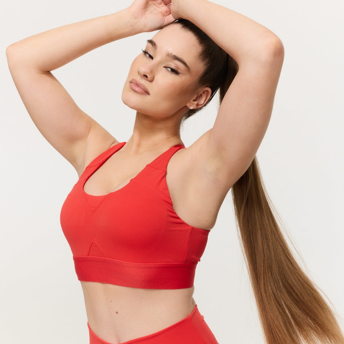 Stanik sportowy Limitless Hot Red - GymBeam
