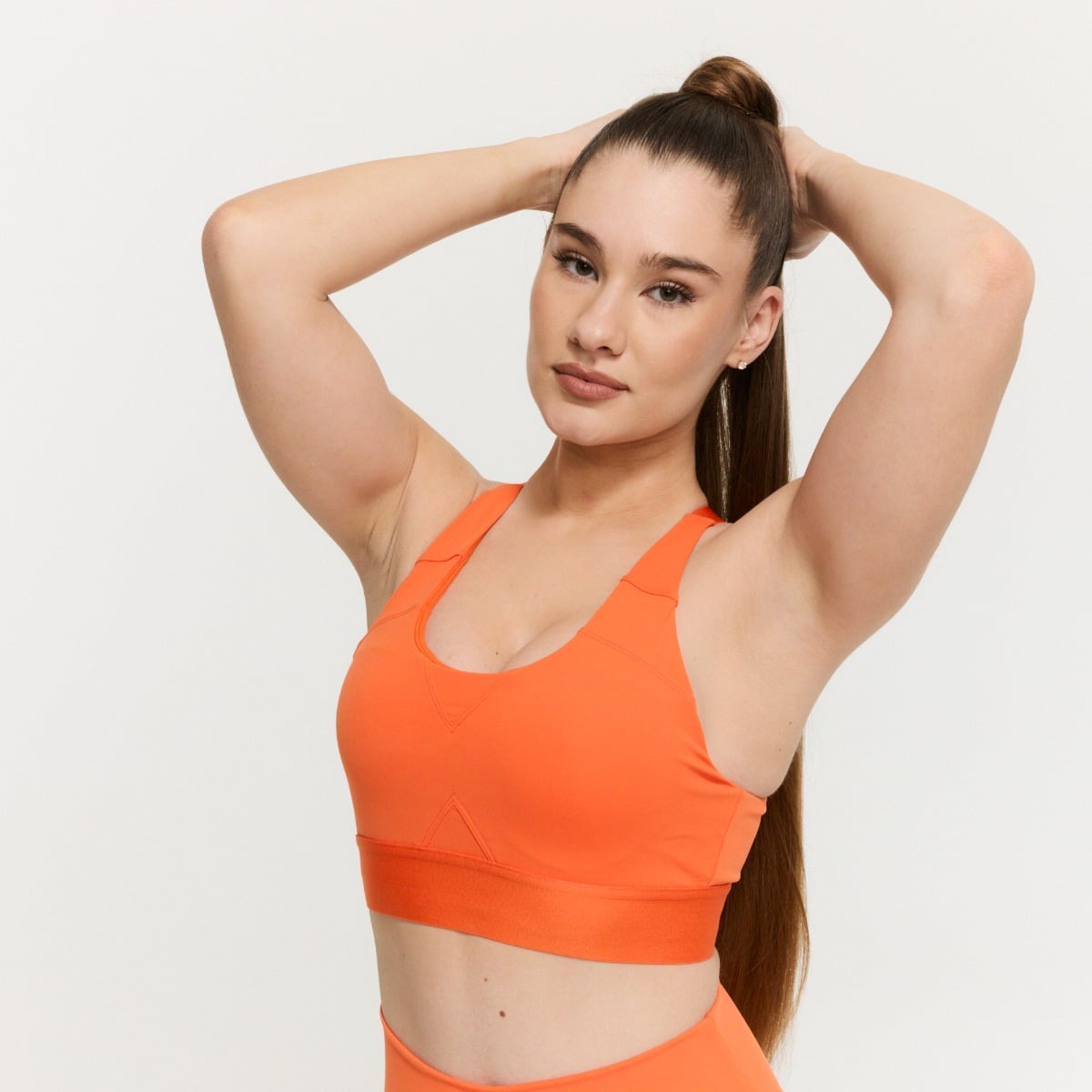 Stanik sportowy Limitless Orange - GymBeam
