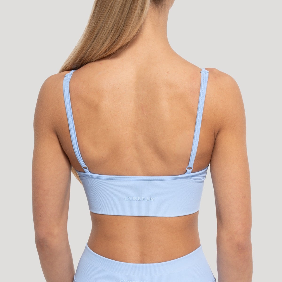 Biustonosz sportowy Luma Baby Blue - GymBeam