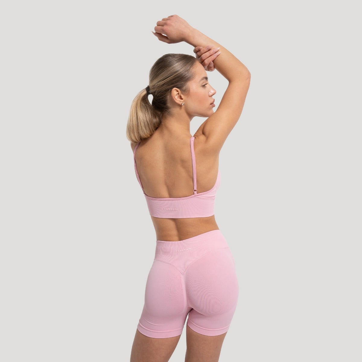 GymBeam Luma Sports Bra Baby Pink - Rozmiar: XL | Kolor: Różowy | Waga: 0,126 g | Opakowanie: 108 · záber 7