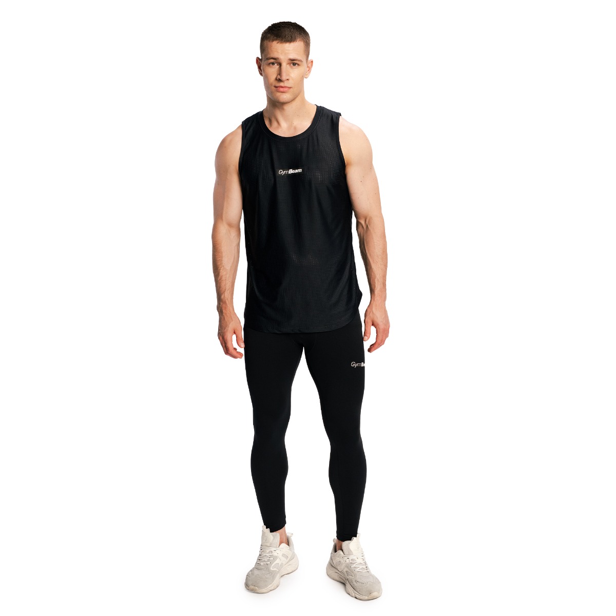 GymBeam Men‘s Combat Leggings Black - Rozmiar: M | Kolor: Czarny | Waga: 0,1723 g | Opakowanie: 100 · záber 10