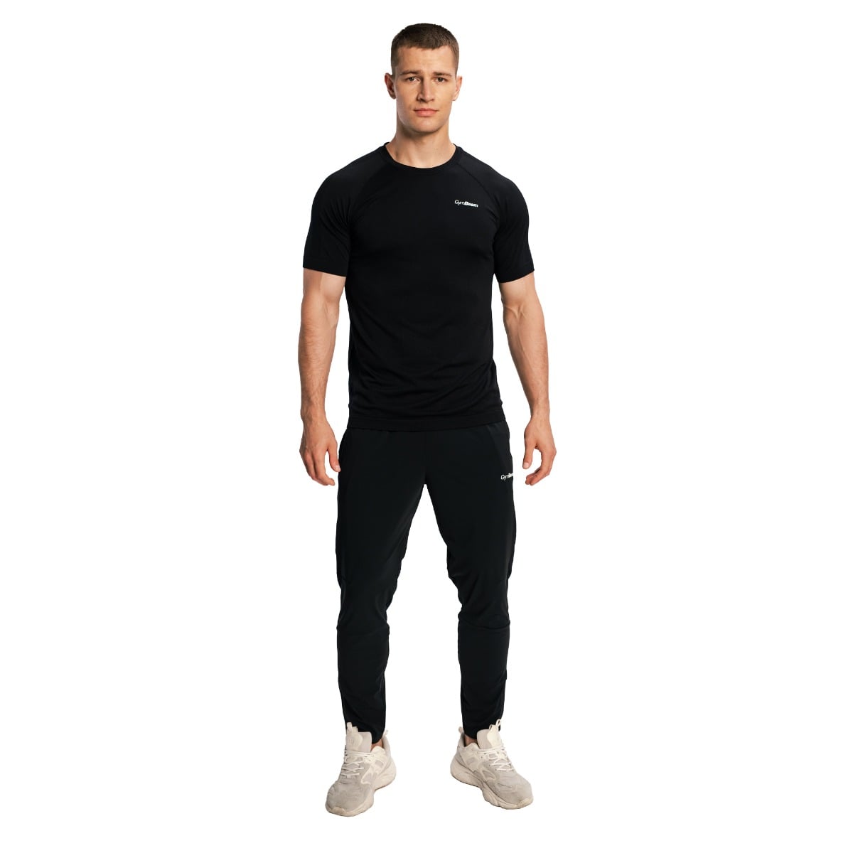 GymBeam Men‘s Pulse X Running Pants Black - Rozmiar: L | Kolor: Czarny | Waga: 0,247 g | Opakowanie: 65 · záber 10