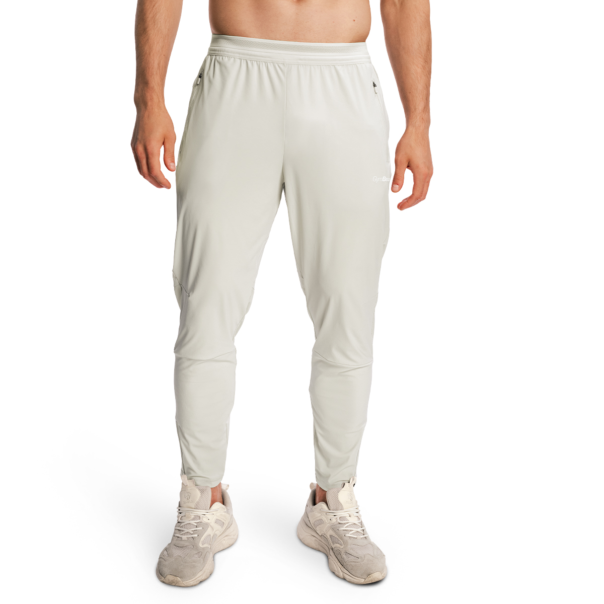 GymBeam Men‘s Pulse X Running Pants Gray - Rozmiar: L | Kolor: Szary | Waga: 0,247 g | Opakowanie: 65 · záber 6