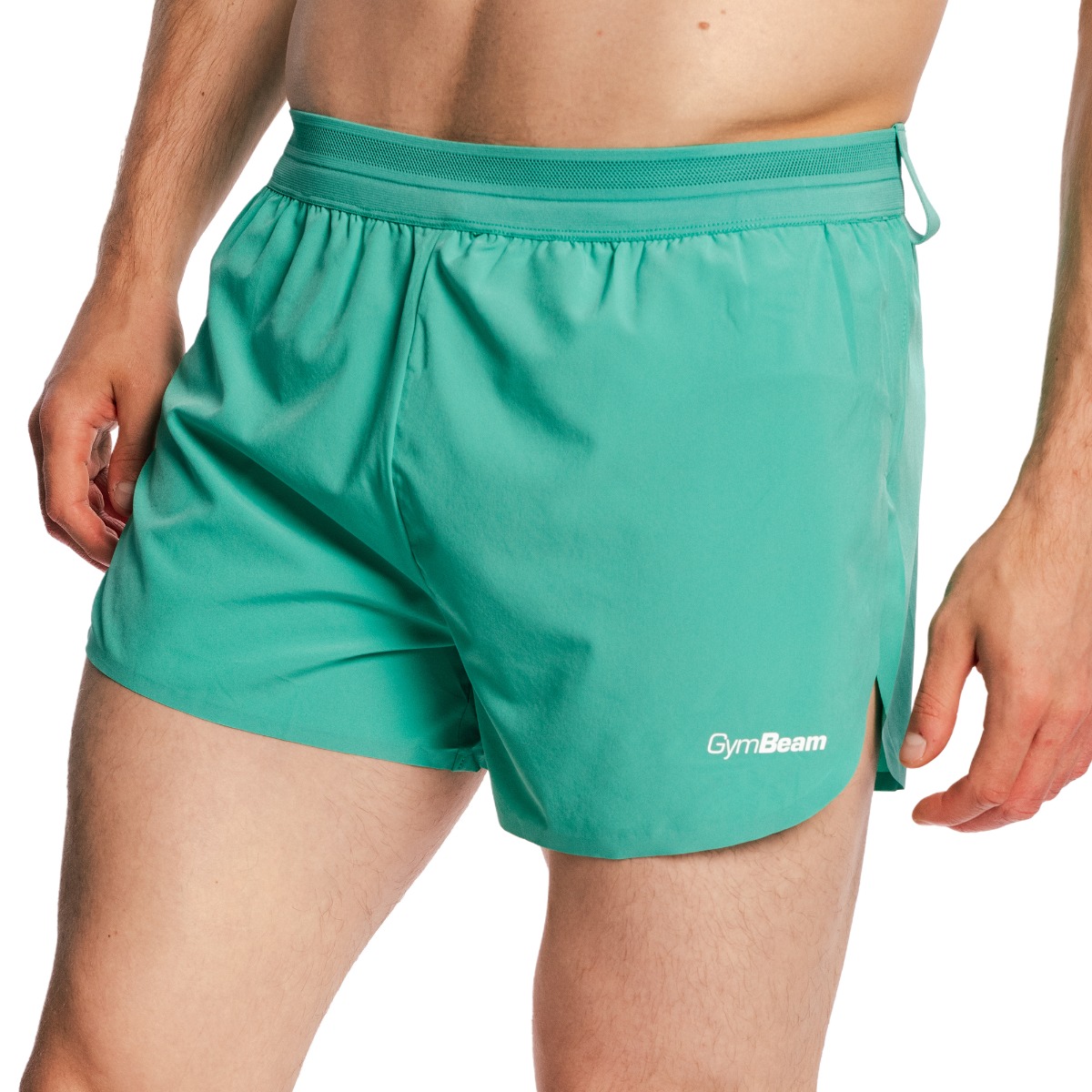 GymBeam Men‘s Pulse X Running Shorts 2in1 Green - Rozmiar: L | Kolor: Zielony | Waga: 0,117 g | Opakowanie: 60 · záber 7