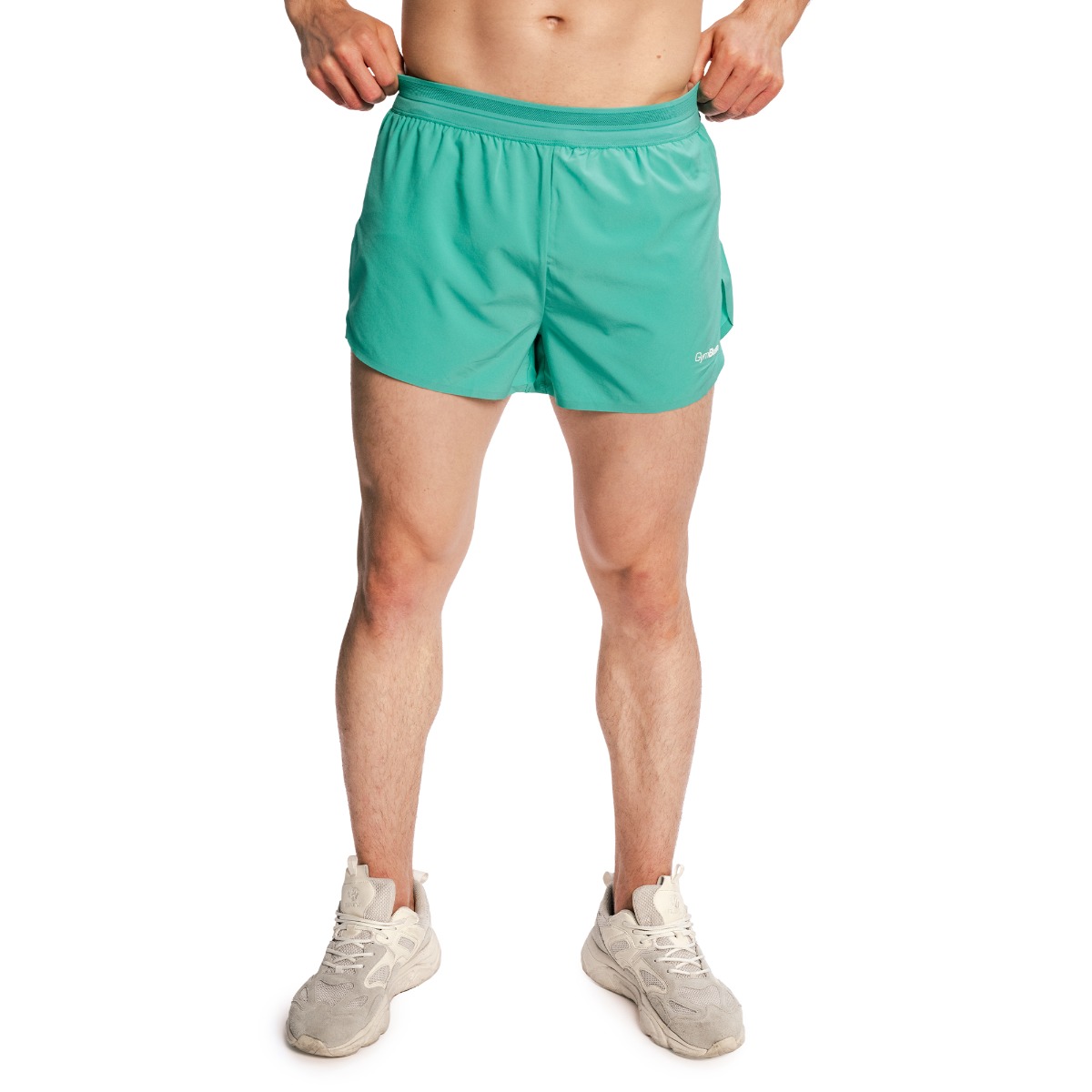 GymBeam Men‘s Pulse X Running Shorts 2in1 Green - Rozmiar: L | Kolor: Zielony | Waga: 0,117 g | Opakowanie: 60 · záber 8