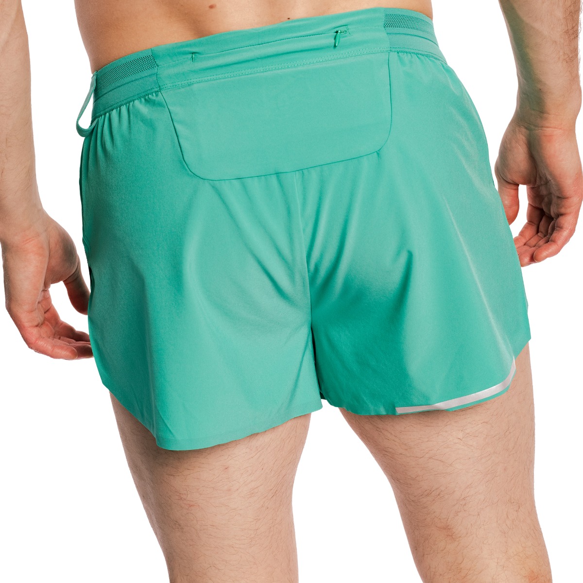 GymBeam Men‘s Pulse X Running Shorts 2in1 Green - Rozmiar: L | Kolor: Zielony | Waga: 0,117 g | Opakowanie: 60 · záber 9