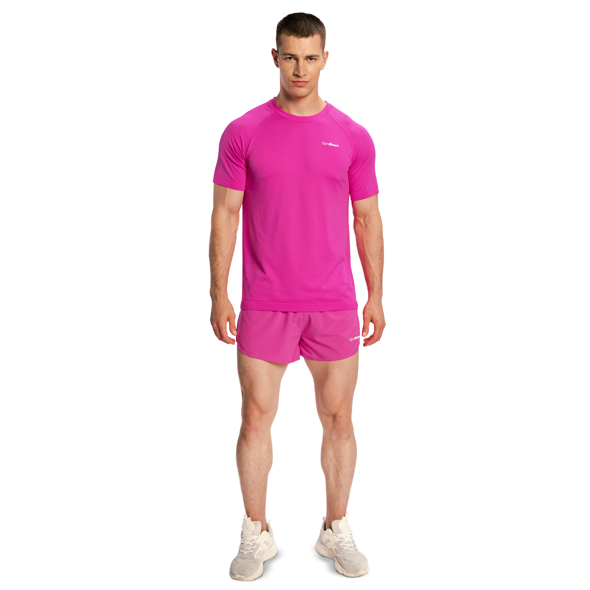 GymBeam Men‘s Pulse X Running Shorts 2in1 Purple - Rozmiar: S | Kolor: Fioletowy | Waga: 0,105 g | Opakowanie: 59 · záber 10