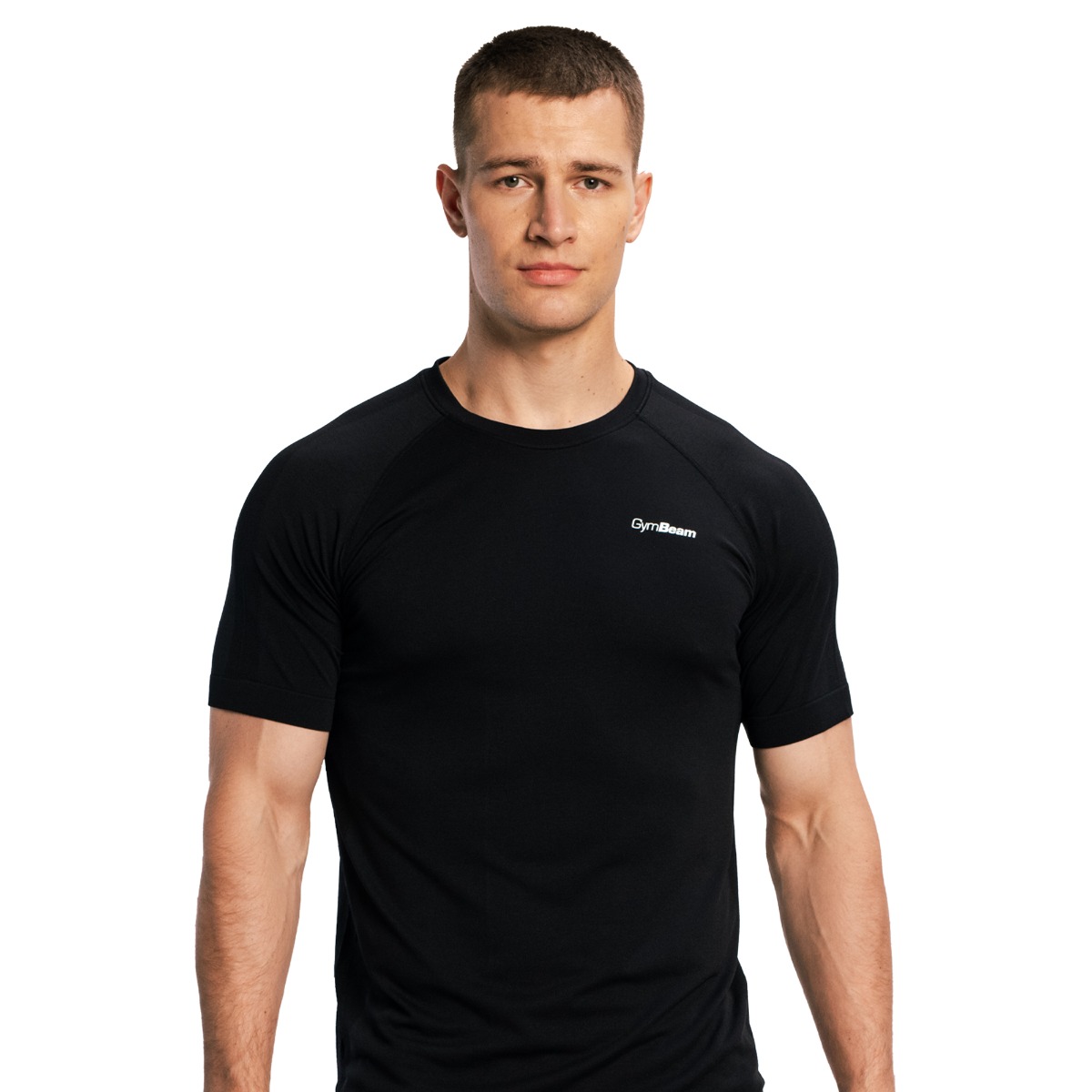 GymBeam Men‘s Pulse X Running T-shirt Black - Rozmiar: L | Kolor: Czarny | Waga: 0,2 g | Opakowanie: 70 · záber 6