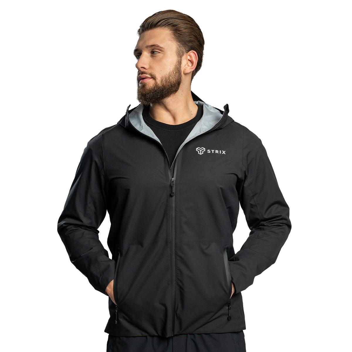 STRIX Men‘s Vertex Jacket Black - Rozmiar: XL | Kolor: Czarny | Waga: 0,36 g · záber 7
