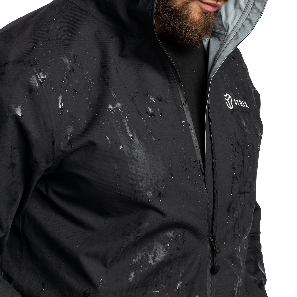 STRIX Men‘s Vertex Jacket Black - Rozmiar: XL | Kolor: Czarny | Waga: 0,36 g · záber 8