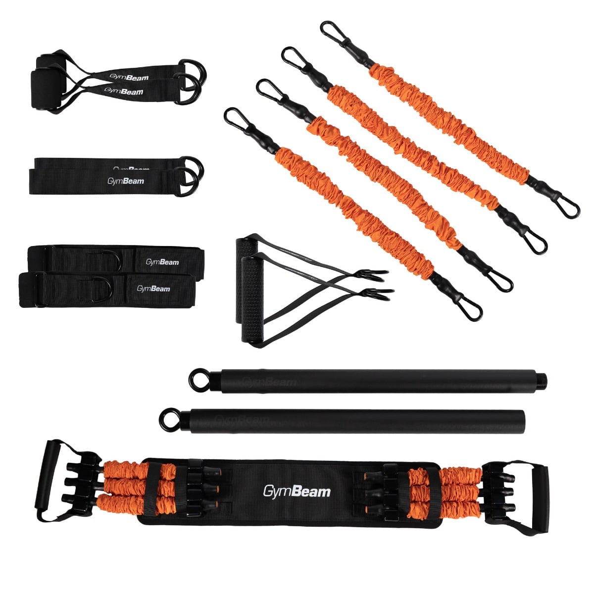 Zestaw regulowanych taśm oporowych do wyciskania na ławce - GymBeam