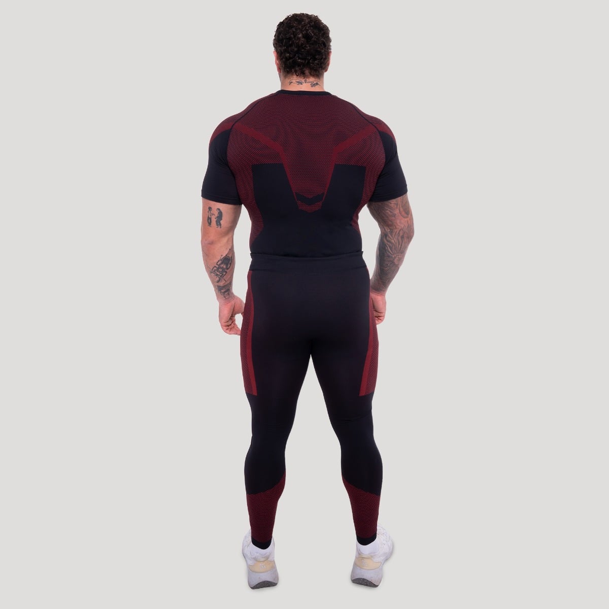 GymBeam OG1 Seamless Leggings Black/Red - Rozmiar: XXL | Kolor: Czarny | Waga: 0,3 g | Opakowanie: 74 · záber 7