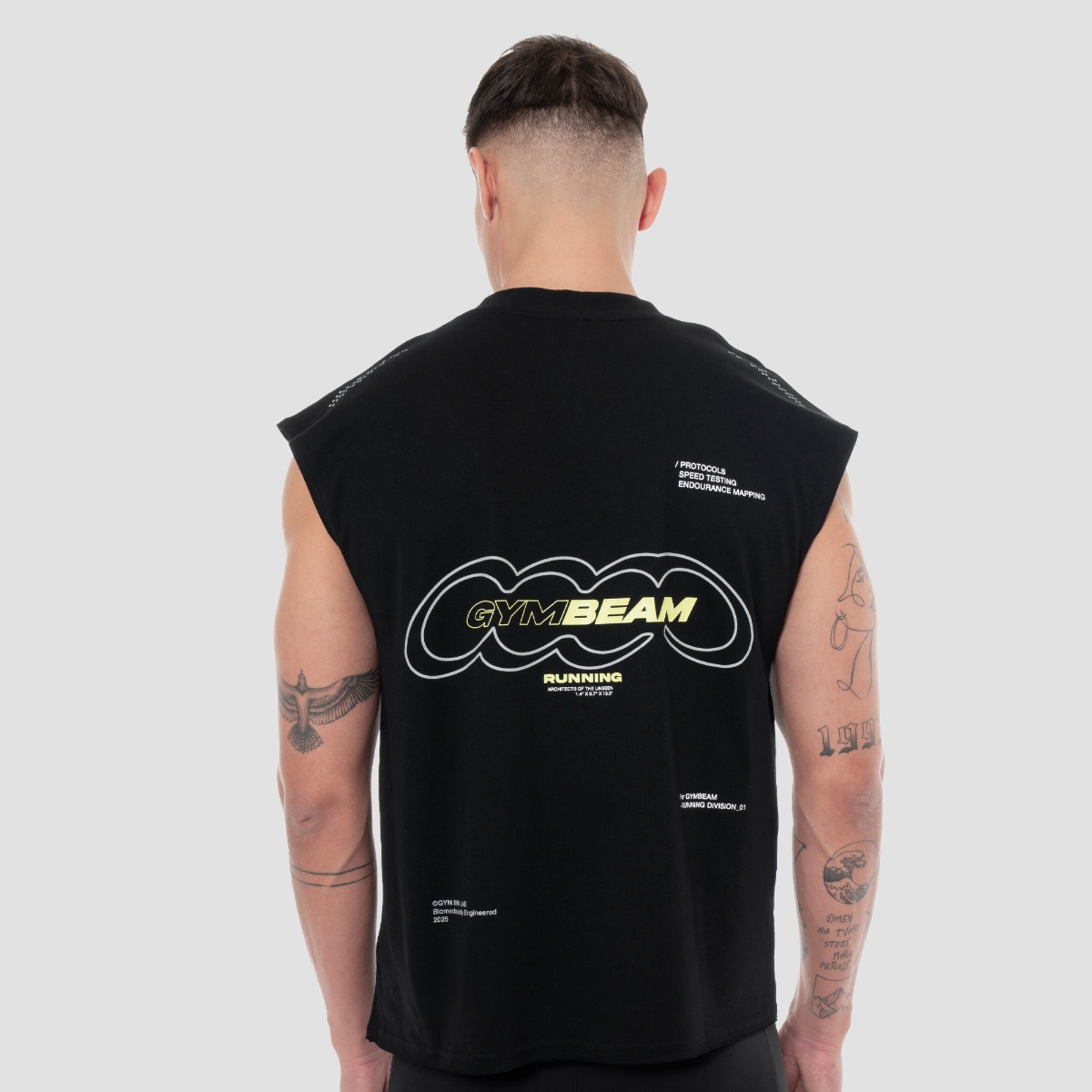 Tank top Pace Black - GymBeam