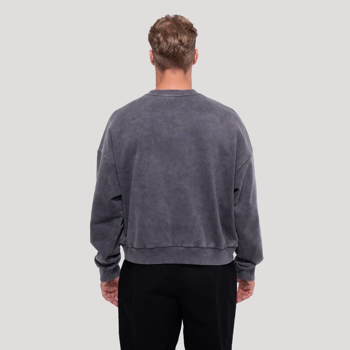 Bluza Persistence Washed Gray - GymBeam