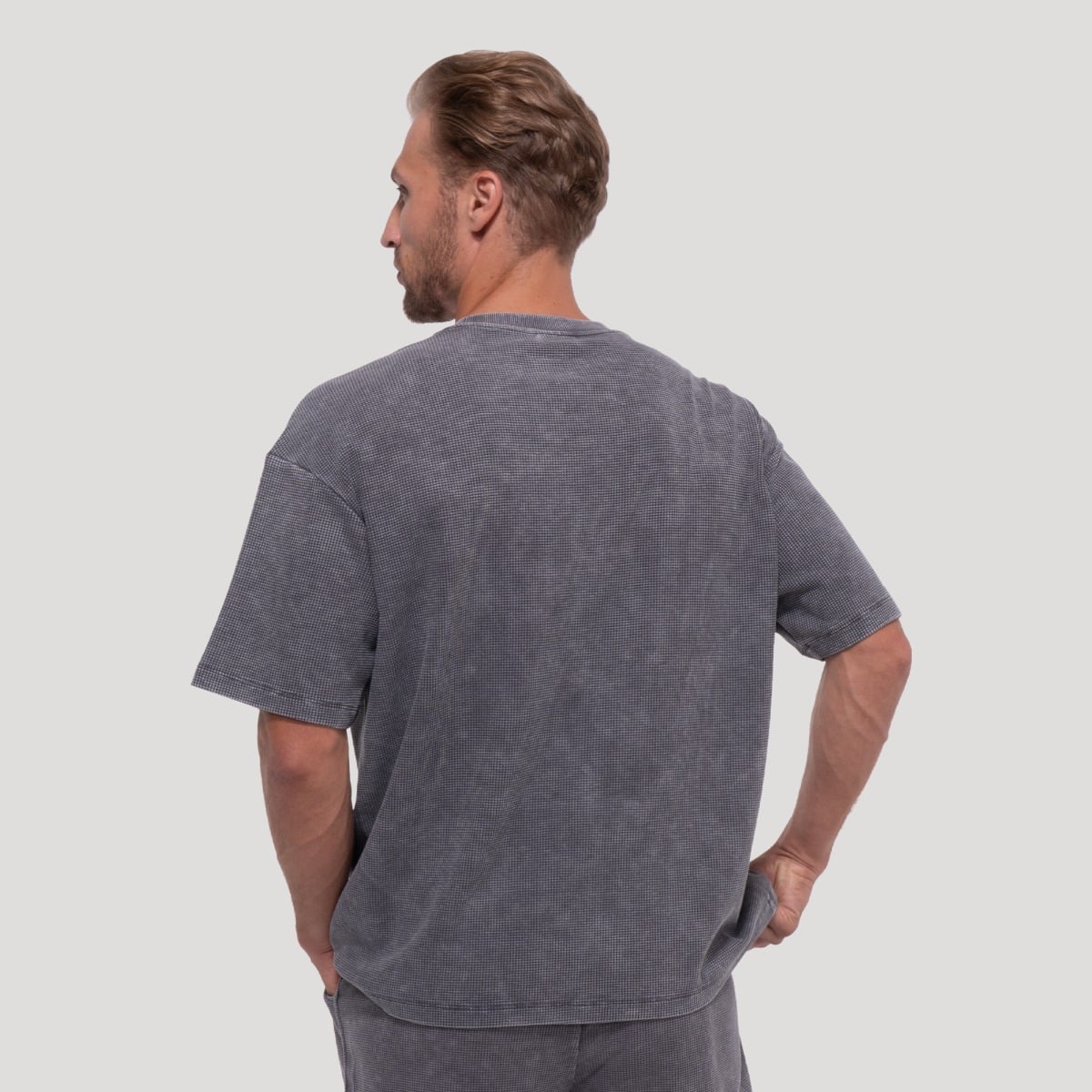 Koszulka Persistence Washed Gray - GymBeam