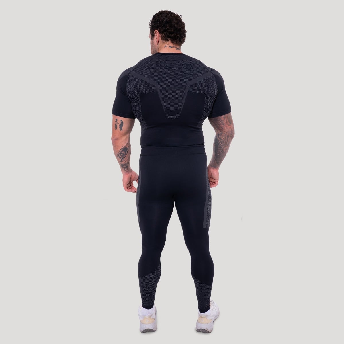 GymBeam OG1 Seamless Leggings Black/Grey - Rozmiar: XXL | Kolor: Czarny | Waga: 0,3 g | Opakowanie: 74 · záber 8