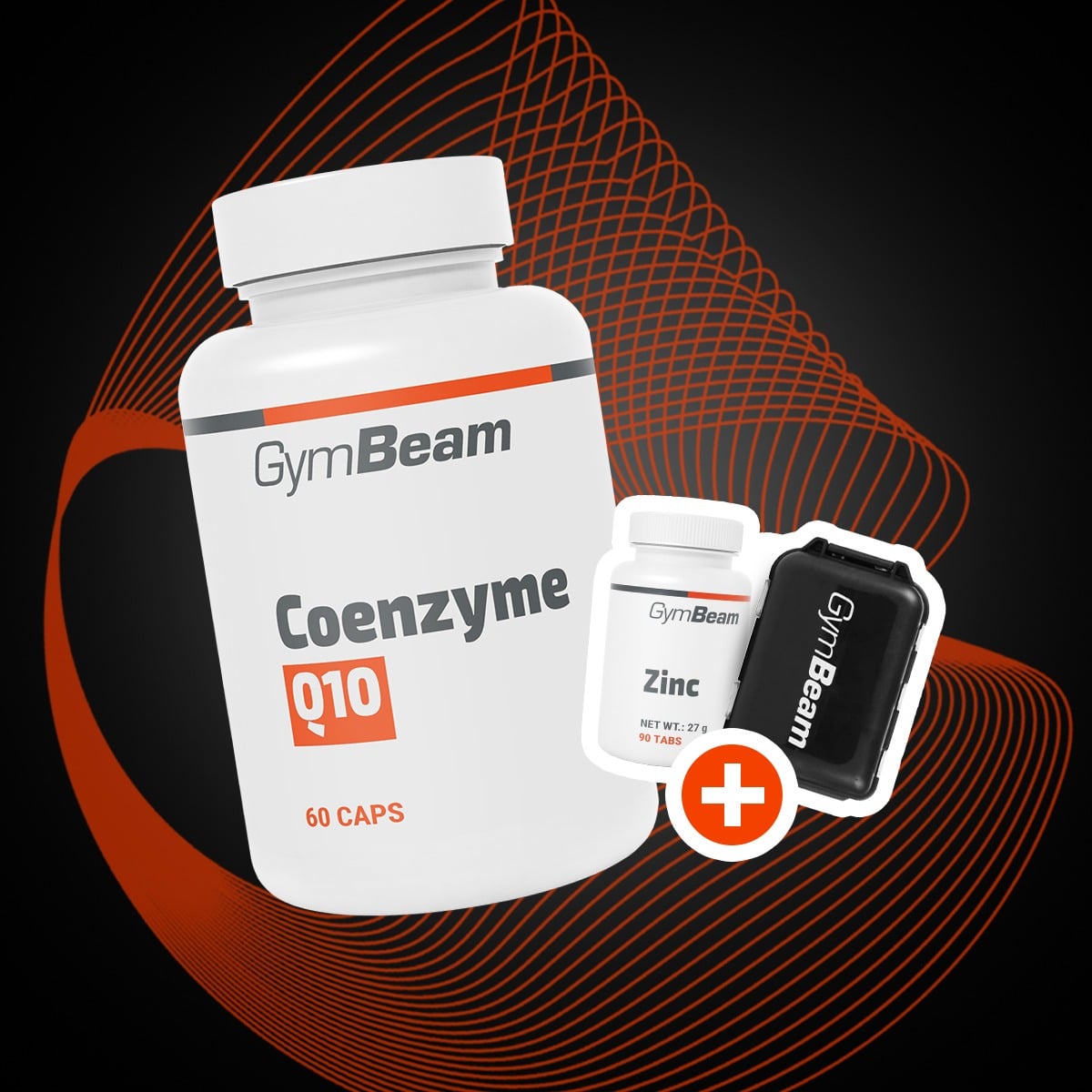 Coenzym Q10 - GymBeam + PREZENT