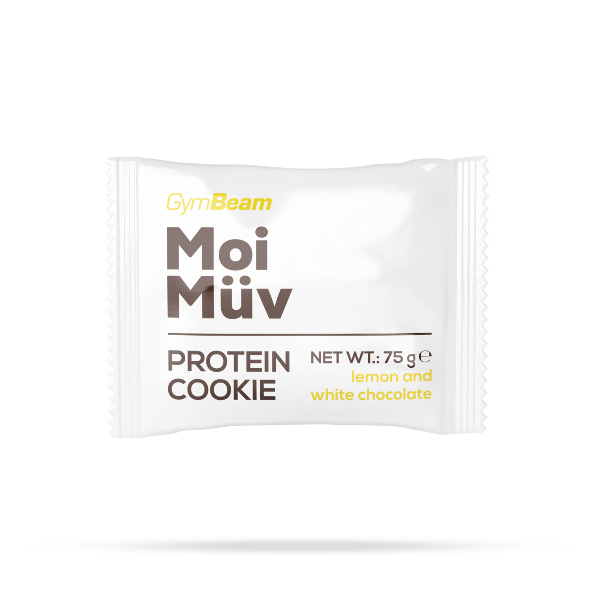 GymBeam Ciastko białkowe MoiMüv 75 g cytryna i biała czekolada