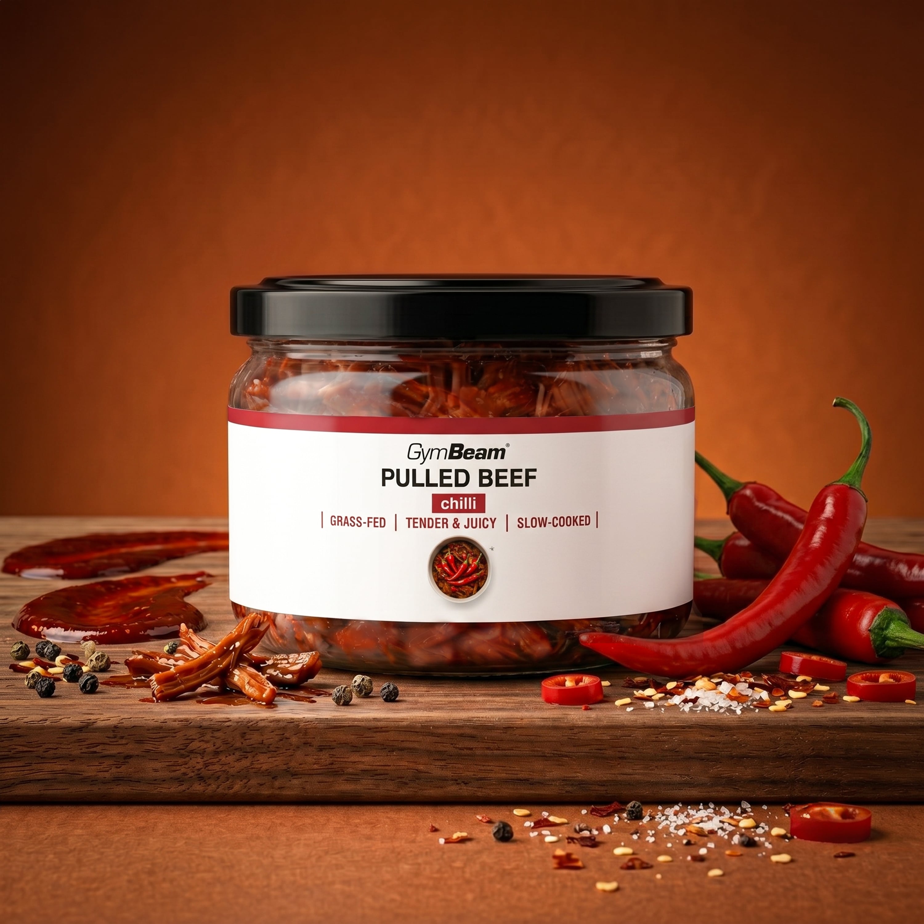 Szarpana wołowina chilli – GymBeam