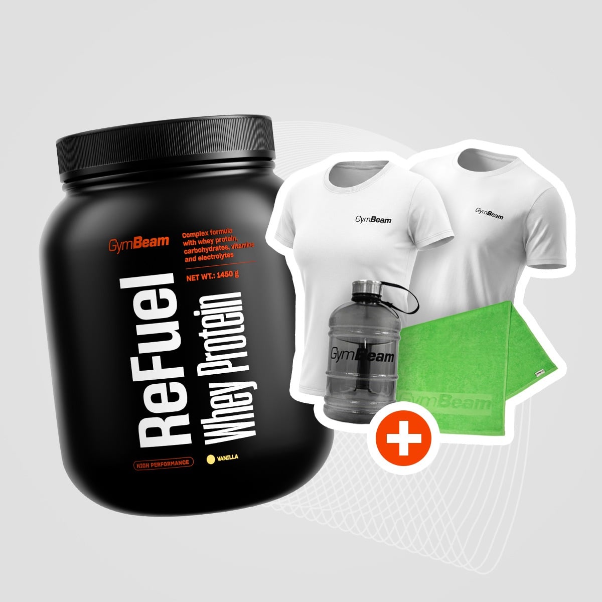 Białko serwatkowe ReFuel - GymBeam + PREZENT