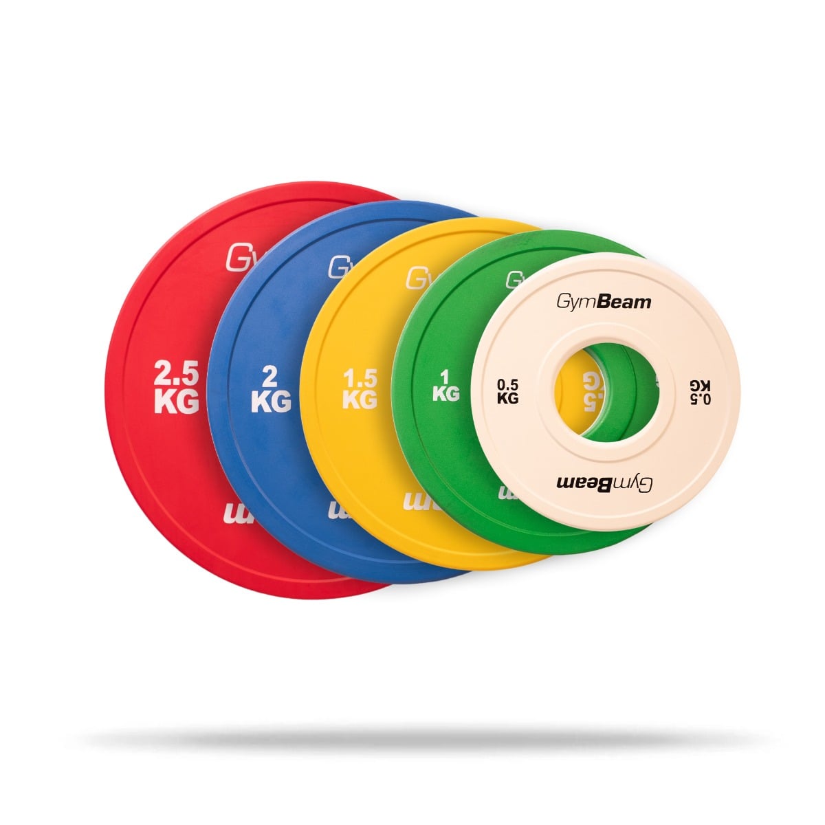 Gumowany talerz frakcyjny 51 mm - GymBeam