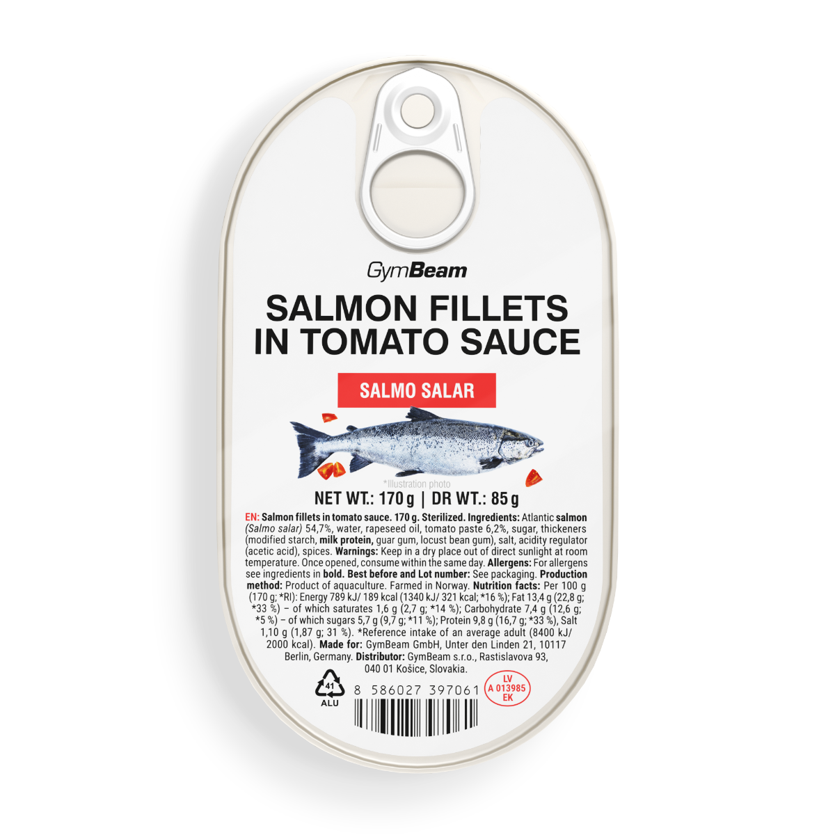 Filety z łososia w sosie pomidorowym - GymBeam