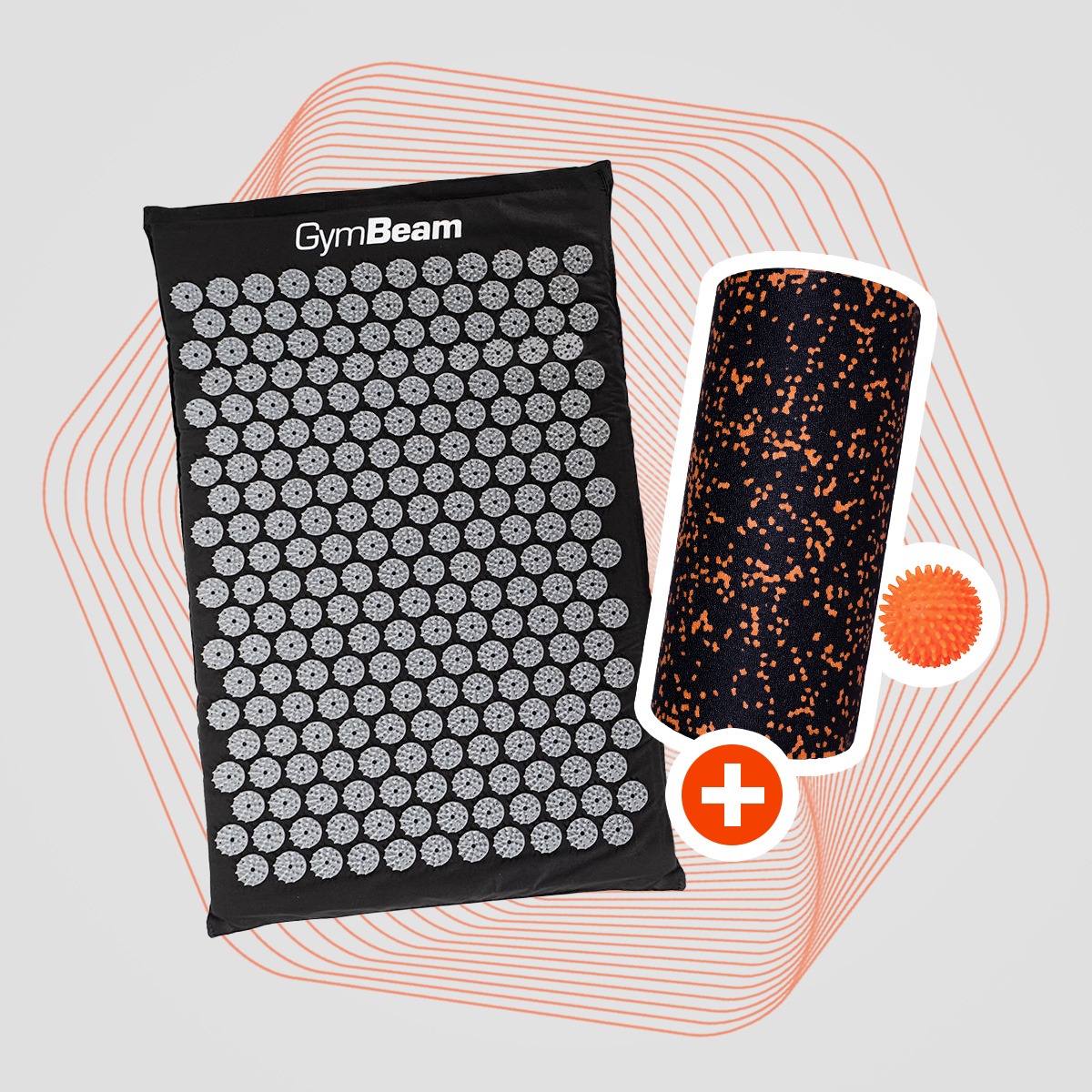 Mata do Akupresury Czarna – GymBeam + PREZENTY 