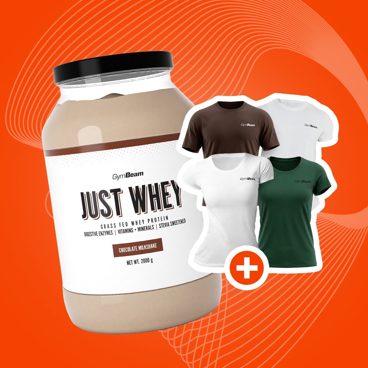 Just Whey Grass-Fed Protein - GymBeam + PREZENT 