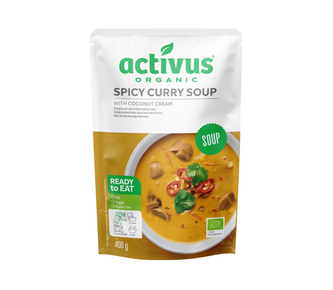 Organiczna pikantna zupa curry - Activus