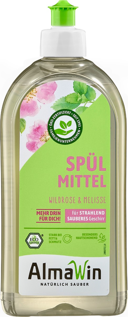 Płyn do naczyń Dzikie róże i melisa 500 ml – AlmaWin