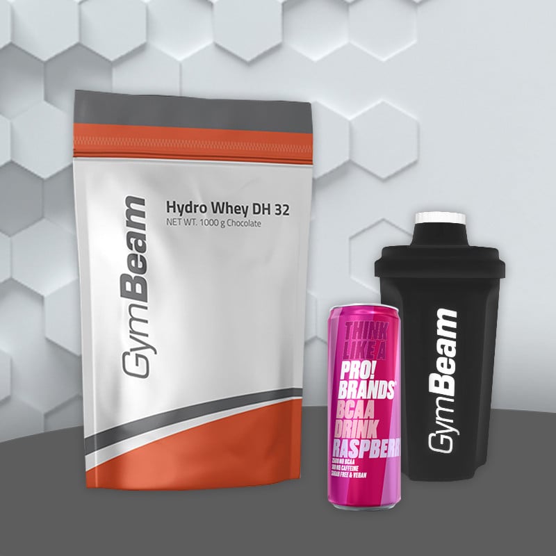 GymBeam Hydrolizat białka serwatkowego DH 32 - Smak: Czekolada | Waga: 1 g | Opakowanie: 1000 g · záber 7
