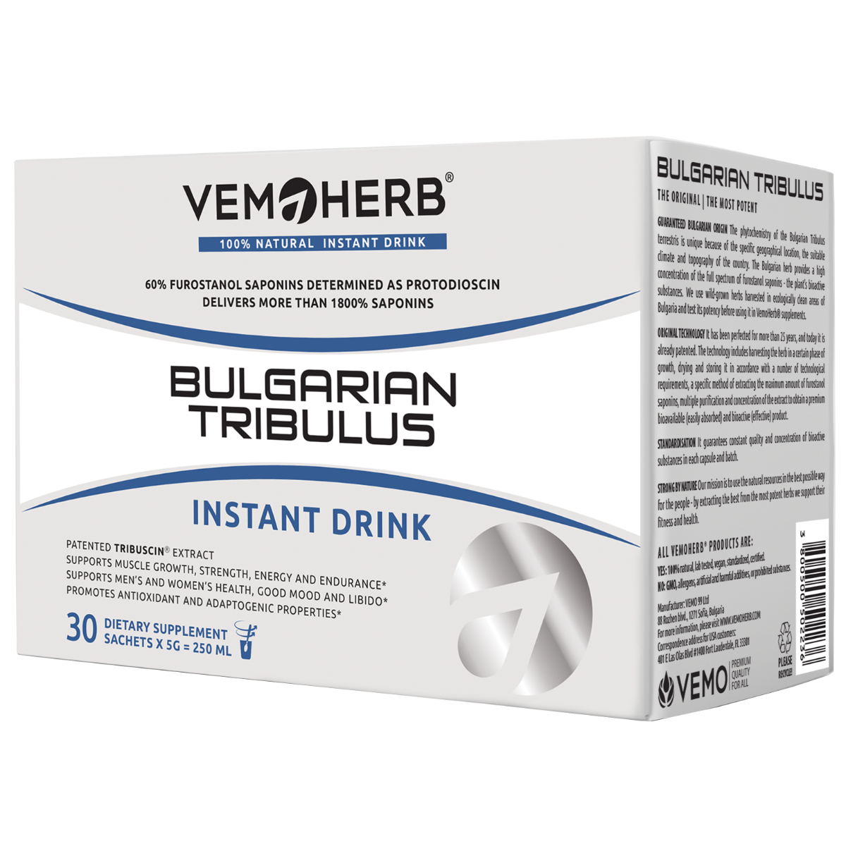 Napój Bulgarian Tribulus - VemoHerb