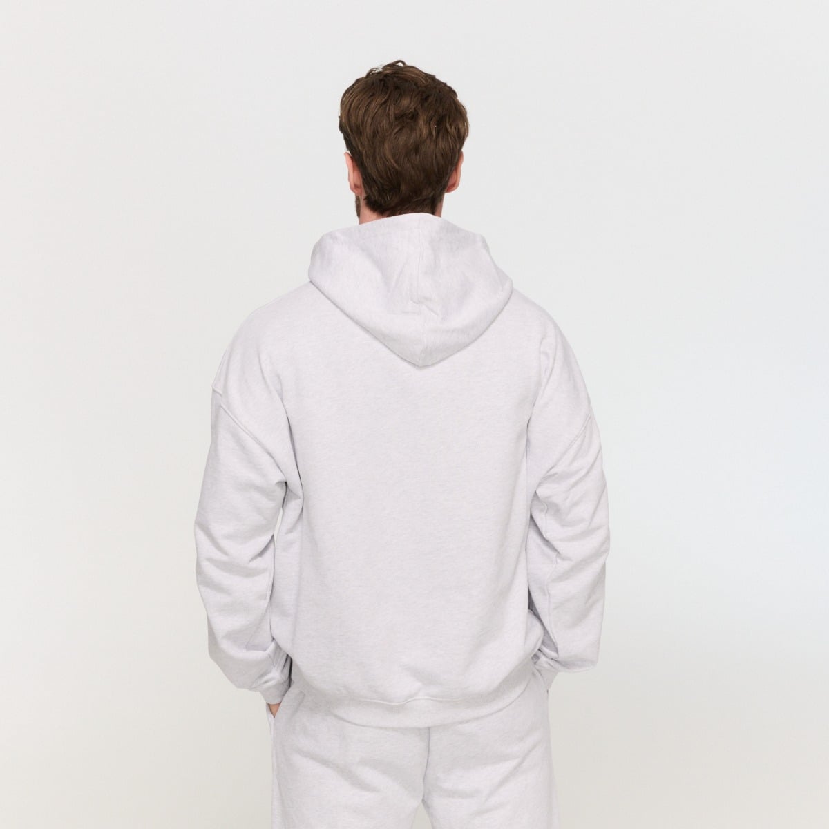 Bluza z kapturem Varsity Grey - GymBeam