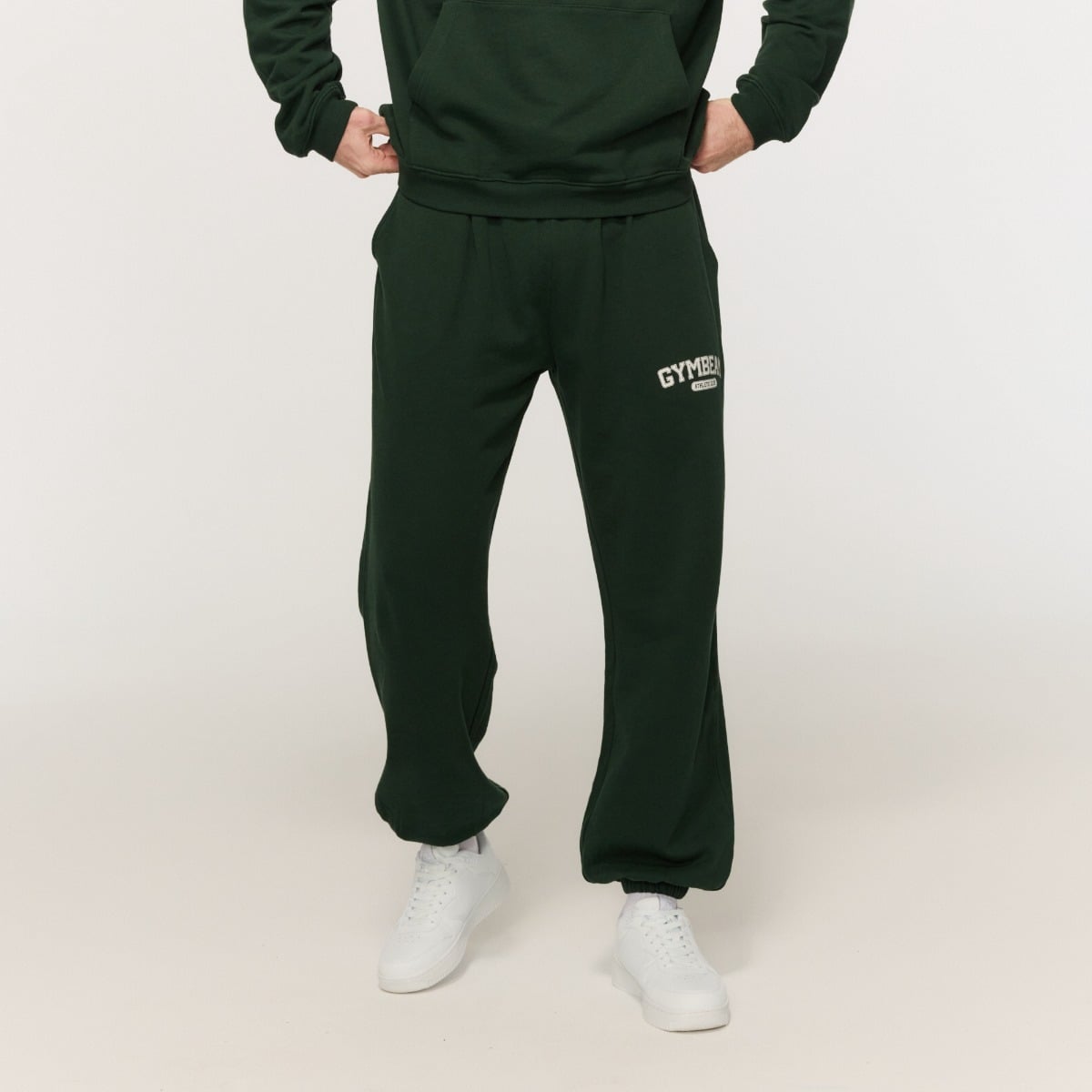 Spodnie dresowe Varsity Green - GymBeam