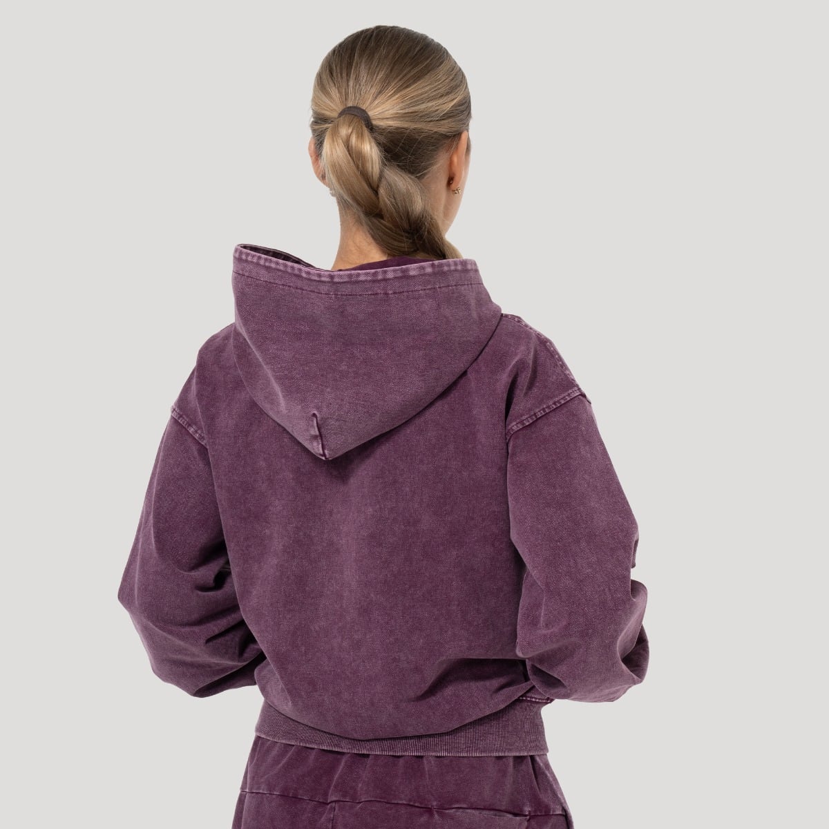 Damska bluza z kapturem Abyss Raisin - GymBeam