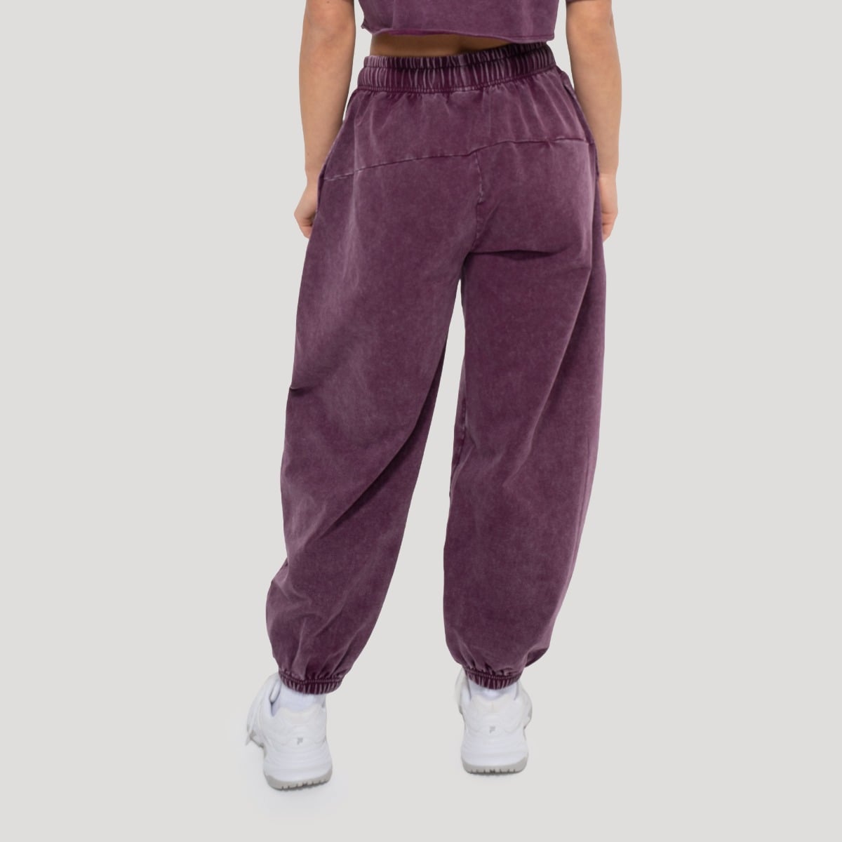 Damskie spodnie dresowe Abyss Raisin - GymBeam