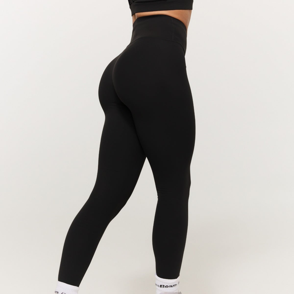 Damskie legginsy BEAT Black - GymBeam
