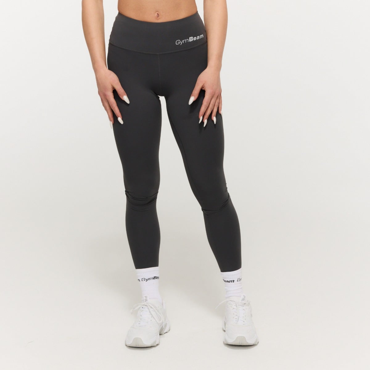 Damskie legginsy BEAT Charcoal - GymBeam