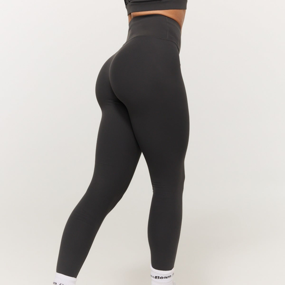 Damskie legginsy BEAT Charcoal - GymBeam