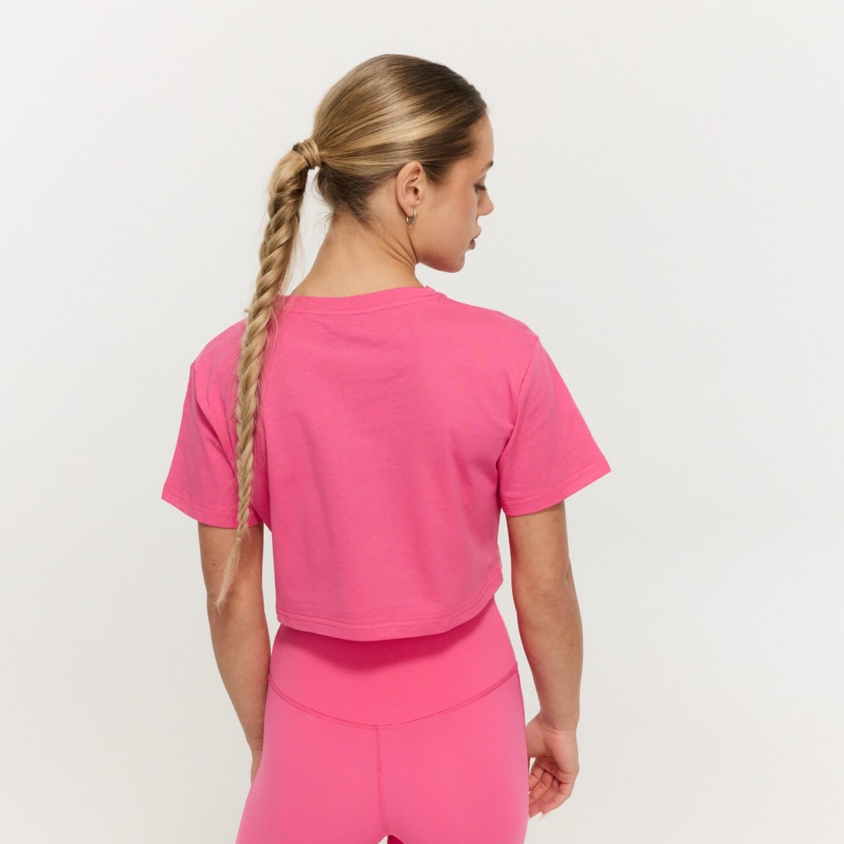 Damska koszulka Cropped Limitless Dragonfruit - GymBeam