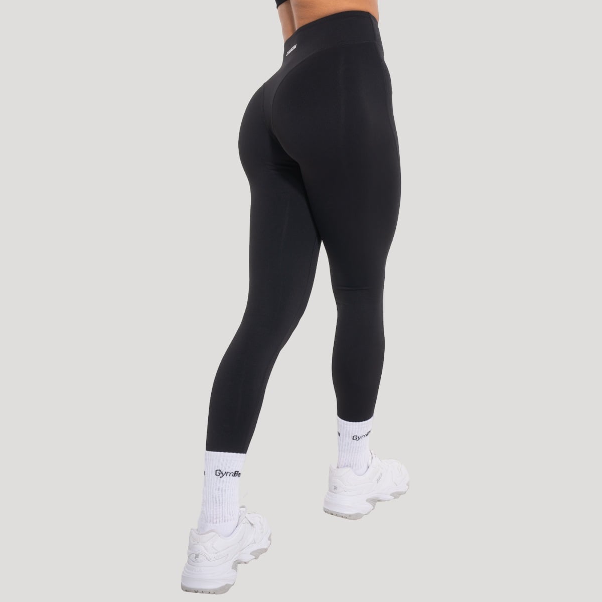 Damskie legginsy Flow Black - GymBeam