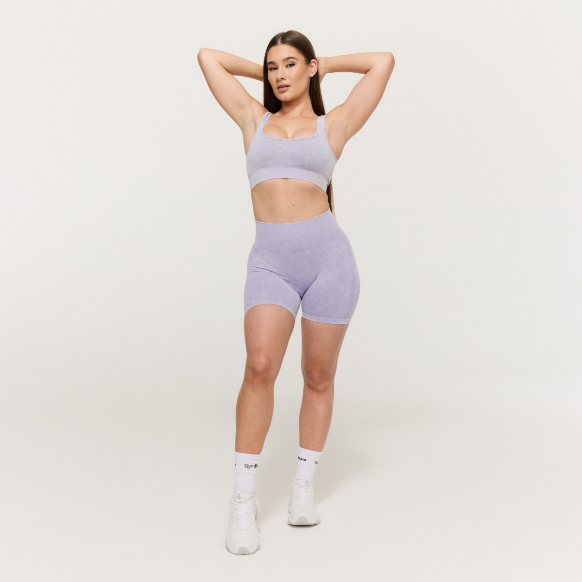 GymBeam Women‘s Lift Seamless Shorts Violet - Rozmiar: S | Kolor: Fioletowy | Waga: 0,11 g | Opakowanie: 80 · záber 6