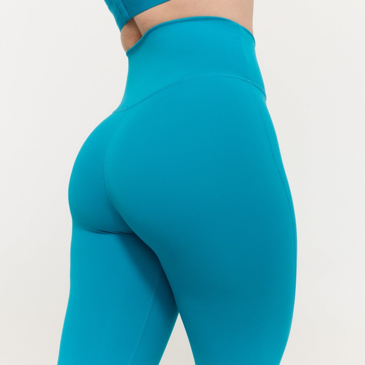 Damskie legginsy z wysokim stanem Leggings Aquamarine - GymBeam